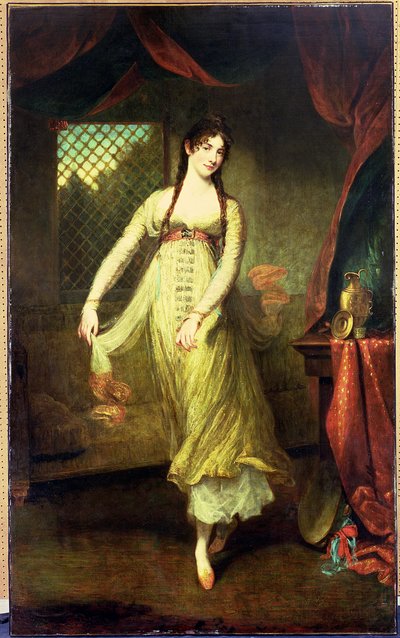 Porträt von Mademoiselle Hilligsberg von John Hoppner