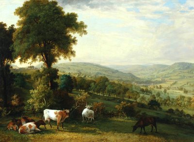 Blick auf Shibden Valley von John Horner