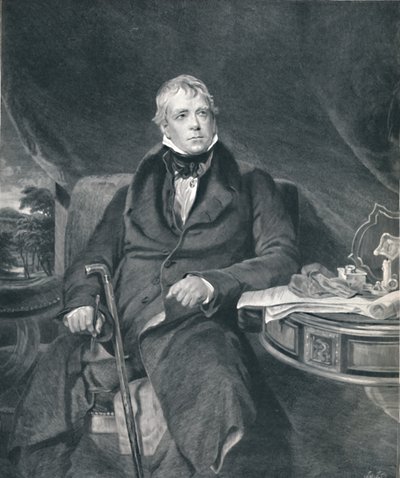 Sir Walter Scott, ca. 1821, 1896 von John Horsburgh
