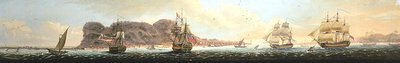 Schiffe vor Gibraltar von John Houlditch