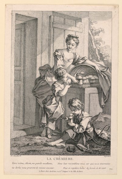 Die Milchverkäuferin von John Ingram