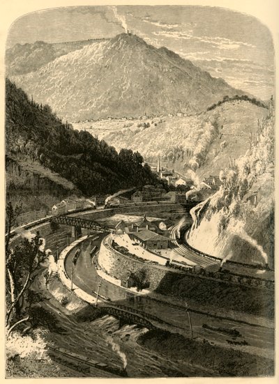 Mauch Chunk und Mount Pisgah von John J. Harley