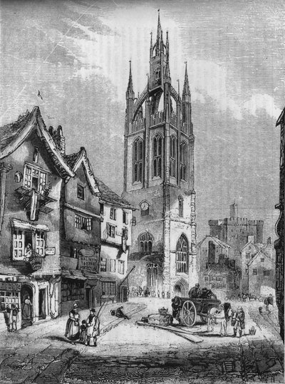 St. Nicholas Kirche, Newcastle-upon-Tyne, 1845 von John Jackson
