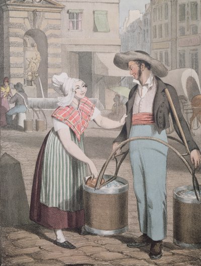 Der Wasserträger, 1821 von John James Chalon