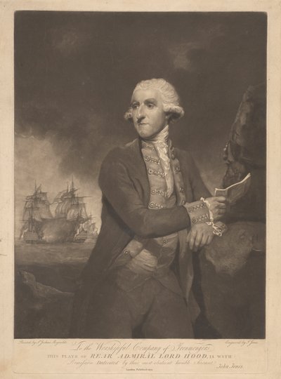 Vizeadmiral Lord Hood von John Jones