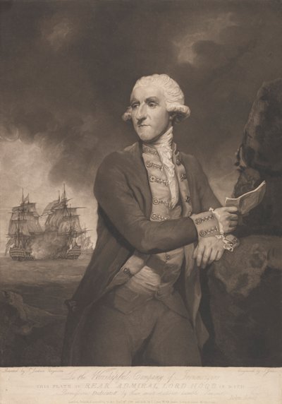 Vizeadmiral Lord Hood von John Jones