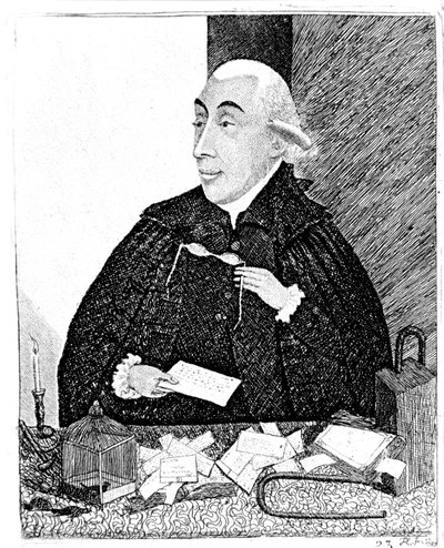 Joseph Black, schottischer Chemiker, 1787 von John Kay