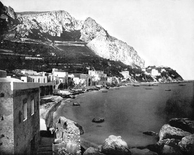 Die Marina, Capri, Italien, 1893 von John L. Stoddard