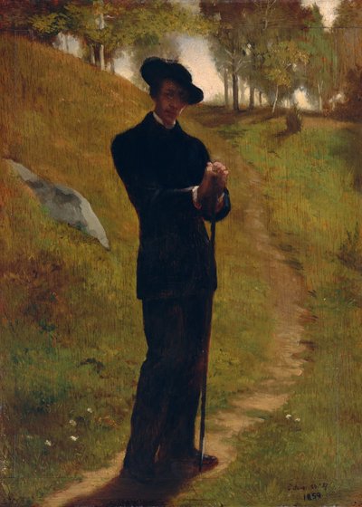 Porträt des Malers von John La Farge