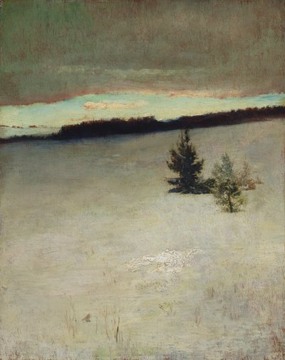 Schneefeld, Morgen, Roxbury von John La Farge