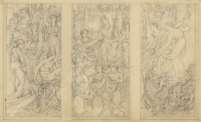 Studie für "Handel" von John La Farge