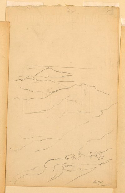 Der Pali, Oahu von John La Farge