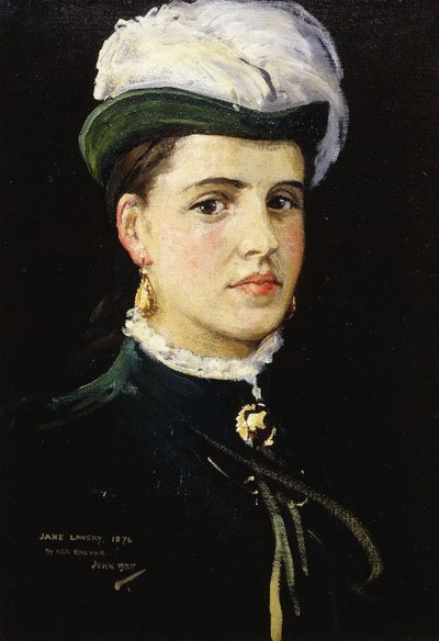 Posthumes Porträt von Jane Lavery von John Lavery