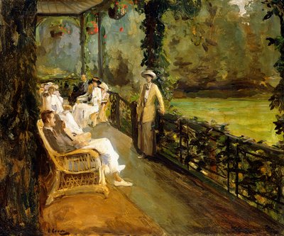 Die Veranda von John Lavery