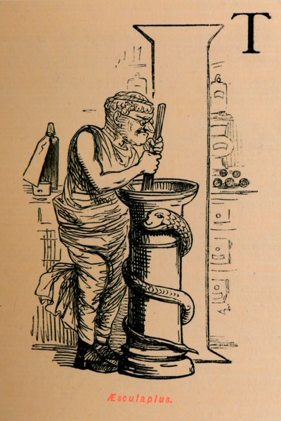 Äskulap, 1852 von John Leech