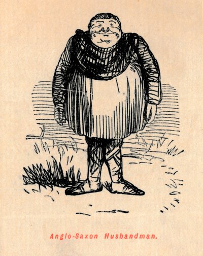 Angelsächsischer Landwirt, ca. 1860 von John Leech