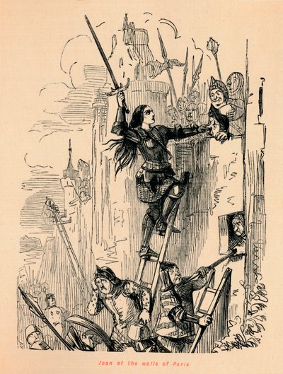 Johanna an den Mauern von Paris von John Leech