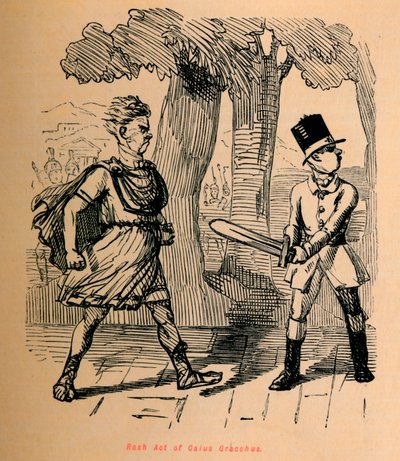 Rash Act of Gaius Gracchus, 1852 von John Leech