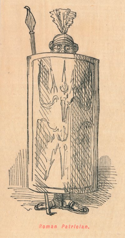 Römischer Patrizier, 1852 von John Leech