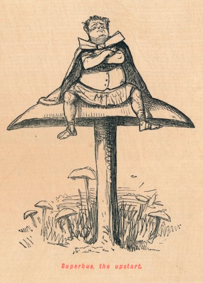 Superbus, der Emporkömmling, 1852 von John Leech