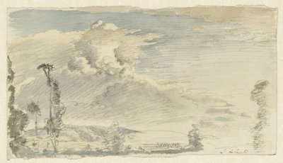 Wolken über einer Hügellandschaft von John Linnell (II)