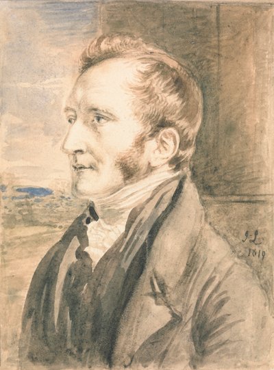 Porträt eines Mannes von John Linnell