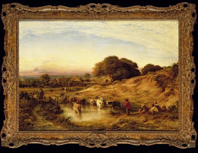 Sonnenuntergang, 1860 von John Linnell