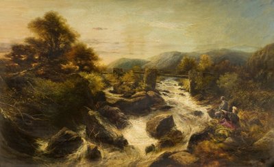 Eine Flut in den Highlands von John MacWhirter