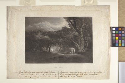 Paradies - Das Herannahen des Erzengels Raphael von John Marin