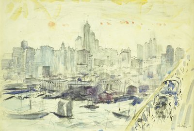 Nähe Brooklyn Bridge von John Marin
