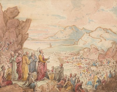 Speisung der Fünftausend von John Martin