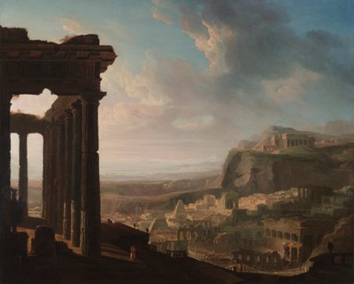 Ruinen einer antiken Stadt von John Martin