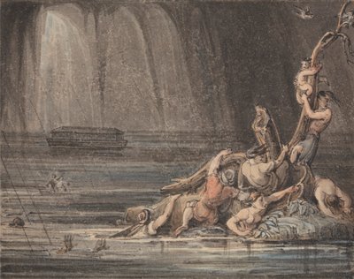 Das Ansteigen der Wasser von John Martin