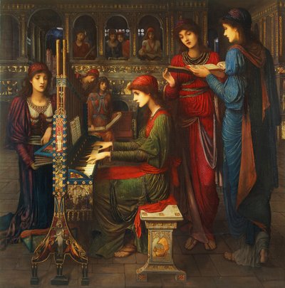 Abendlied, St. Cecilia von John Melhuish Strudwick