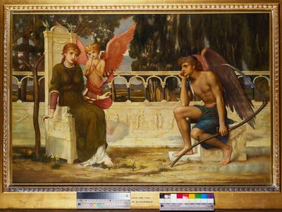 Liebe und Zeit von John Melhuish Strudwick