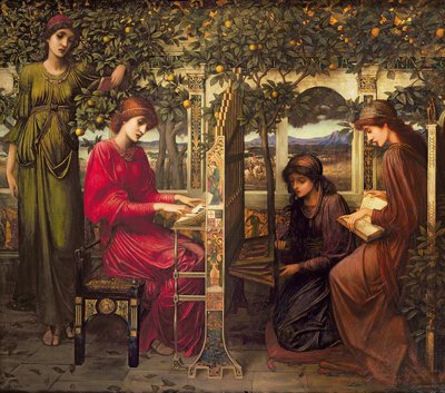 St. Cäcilia von John Melhuish Strudwick