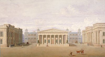 Trafalgar Square, Westminster, London, 1828 von John Nash