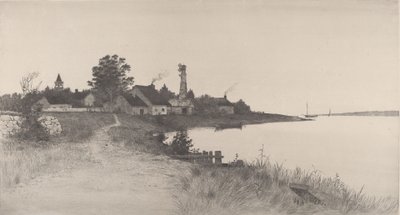 Unbetitelte Küstenszene, 1891 von John O. Anderson