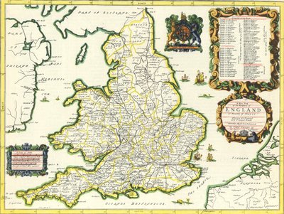 Britannia Atlas, 1675 von John Ogilby