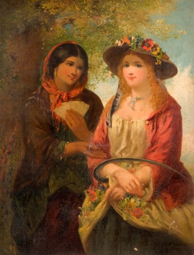 Zigeuner und Mädchen von John Phillip