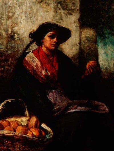 Die Orangenverkäuferin von John Phillip