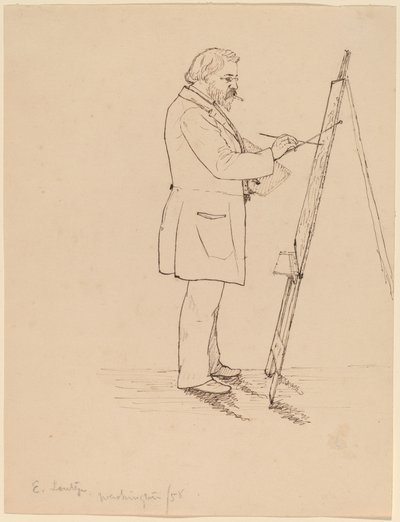 Skizzieren - Emanuel Leutze von John Quincy Adams Ward