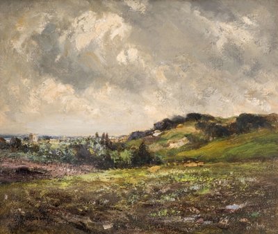 Windgepeitschte Hügel von John Rabone Harvey