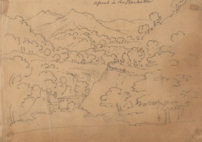 Aufstieg zur Bochetta von John Robert Cozens