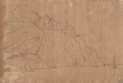 Küste von Genua von John Robert Cozens