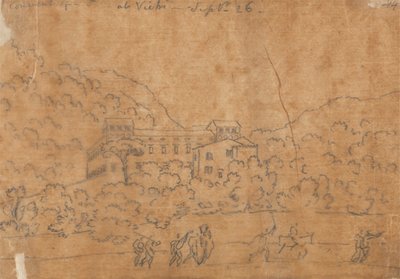 Kloster in Vietri, 26. September von John Robert Cozens