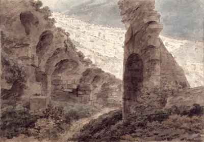 Innenraum des Kolosseums, 1778 von John Robert Cozens