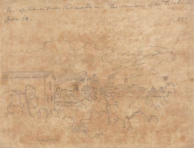 Teil von Padua von den Mauern von John Robert Cozens