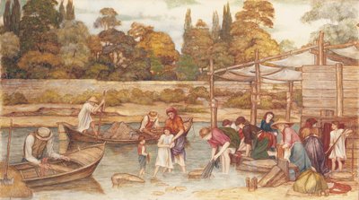 Der Waschplatz von John Roddam Spencer Stanhope