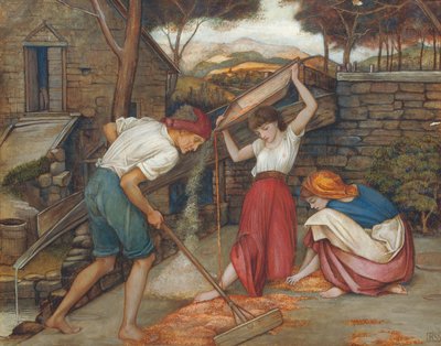 Worfeln von John Roddam Spencer Stanhope